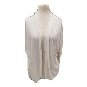 Pure Dkny Cashmere‎ open front cardigan Blend summery lightweight size Small